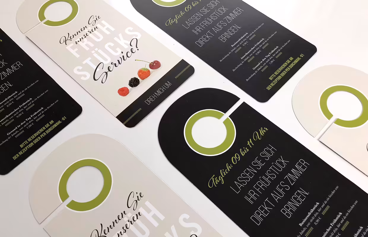 Content-Marketing: Gastro-Design Türanhänger für viaprinto.de