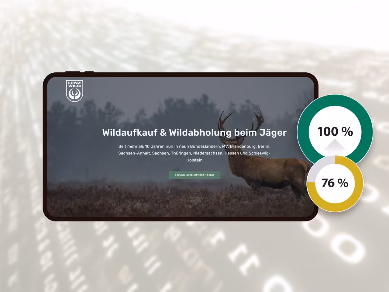 Die Barrierefreiheit der Webseiten von Lenz Wild wurde auf 100 % gebracht.