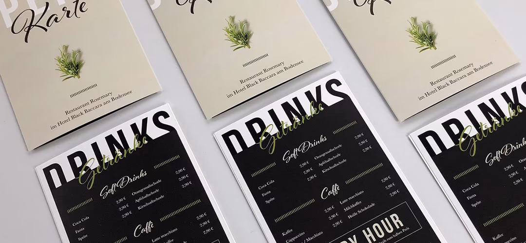 Content Marketing: Gastro Design for viaprinto.de