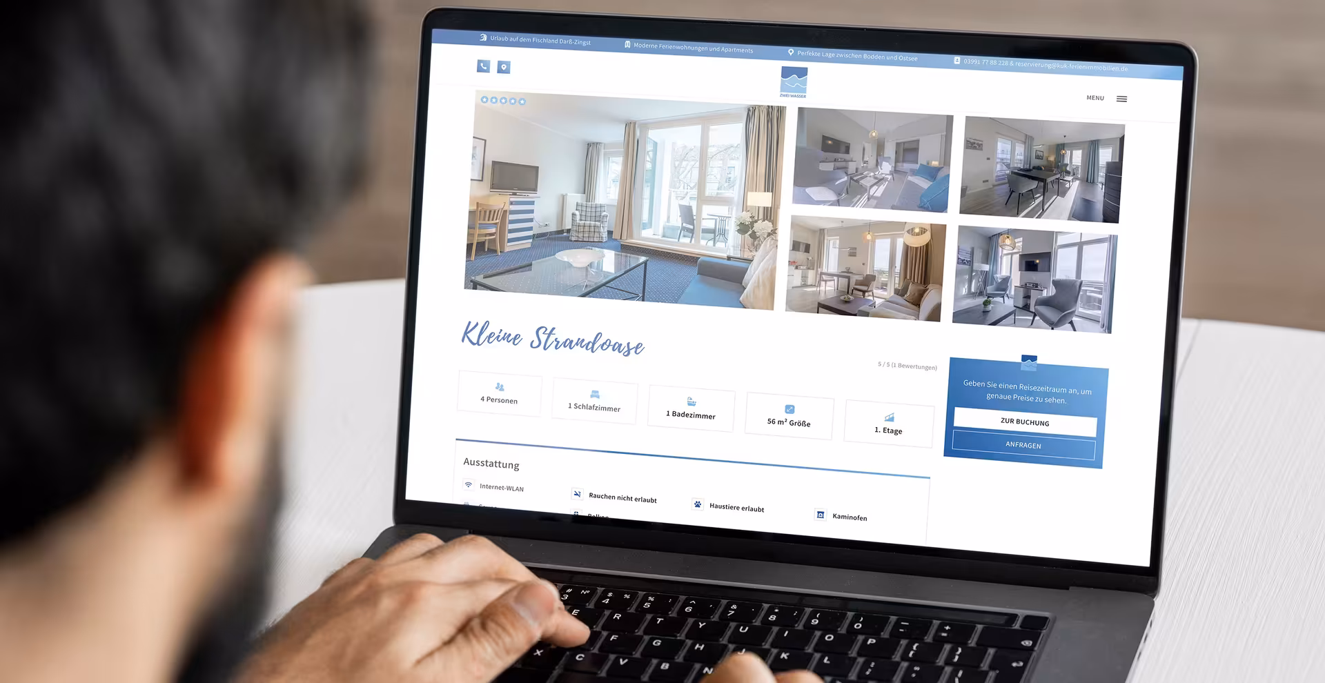 Entwicklung von Touristik-Websites mit Buchungsanbindung