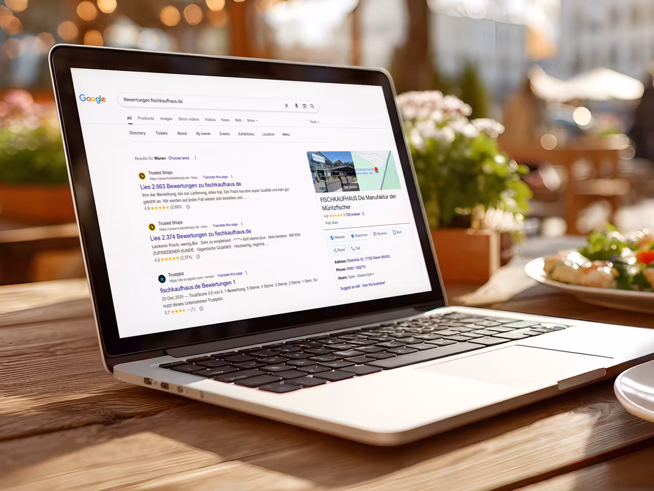 EEAT-Optimierung Erfolg: Fischkaufhaus.de mit über 1.700 echten Google My Business Bewertungen für maximales Vertrauen