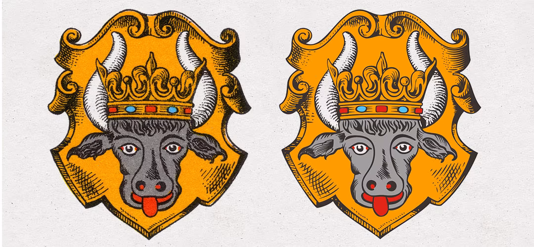 Vectorization of city coats of arms, municipal coats of arms, and family coats of arms
