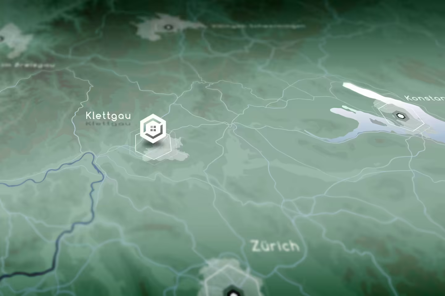 Cartography: modern map designs for Square properties