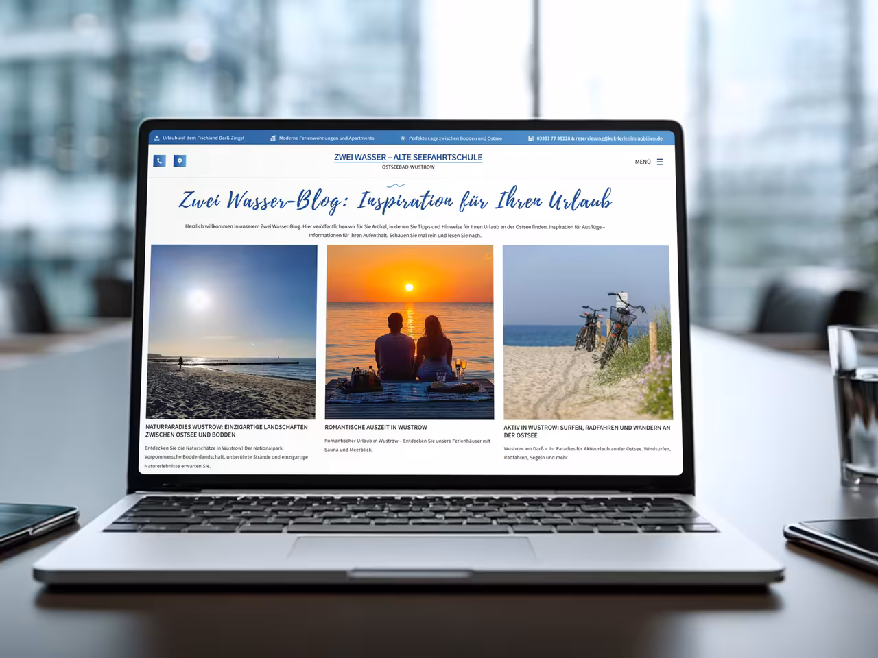 KuK Holiday Apartments Two Water Blog: Content-SEO optimized articles about Wustrow and Baltic Sea vacations for regional SEO dominance.