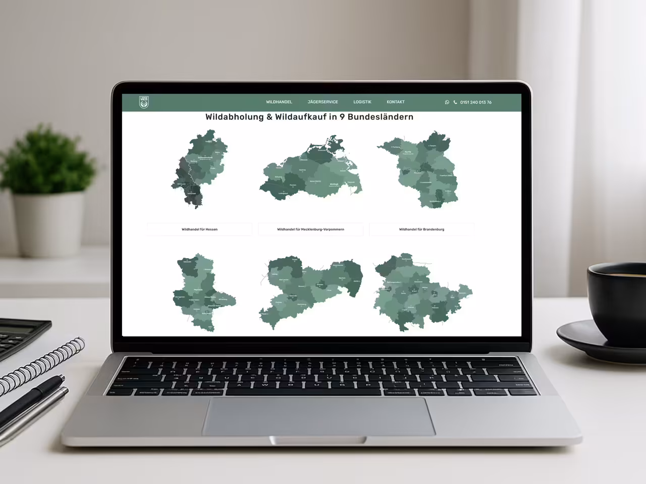 Local SEO individual landing page design - tailored website design for each customer and region.