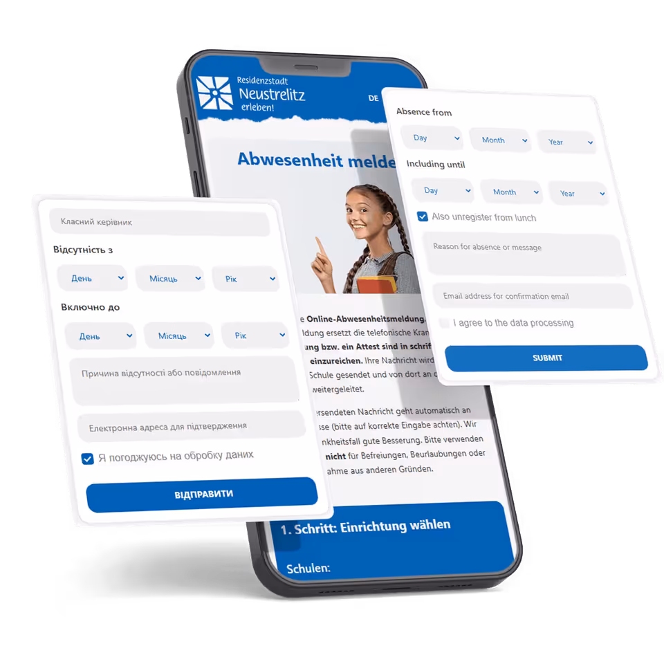 Digitale Lösung für Online-Krankmeldungen