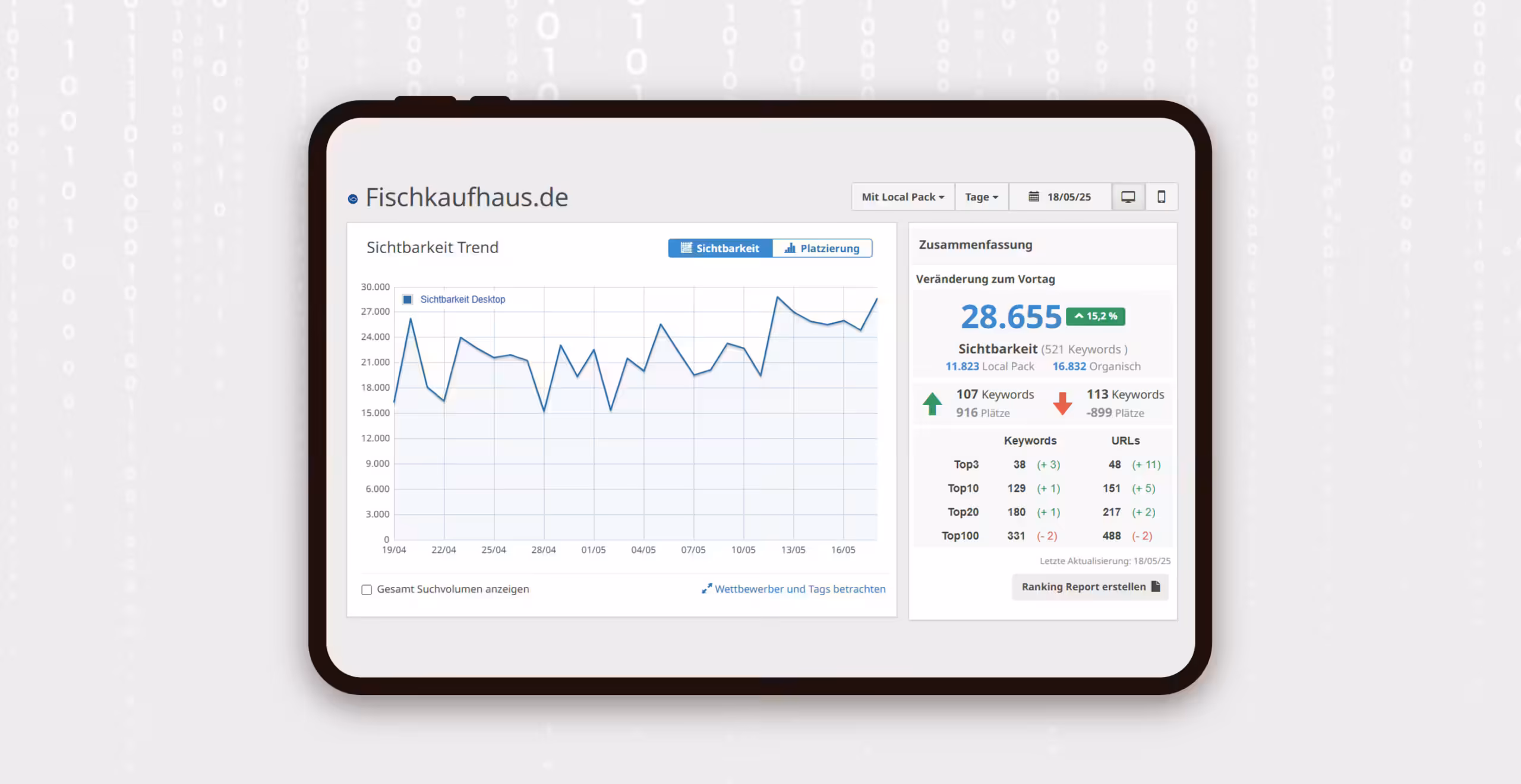 SEO Audit Prozess: &Uuml;berwachung der Website-Sichtbarkeit und Ranking-Verbesserungen