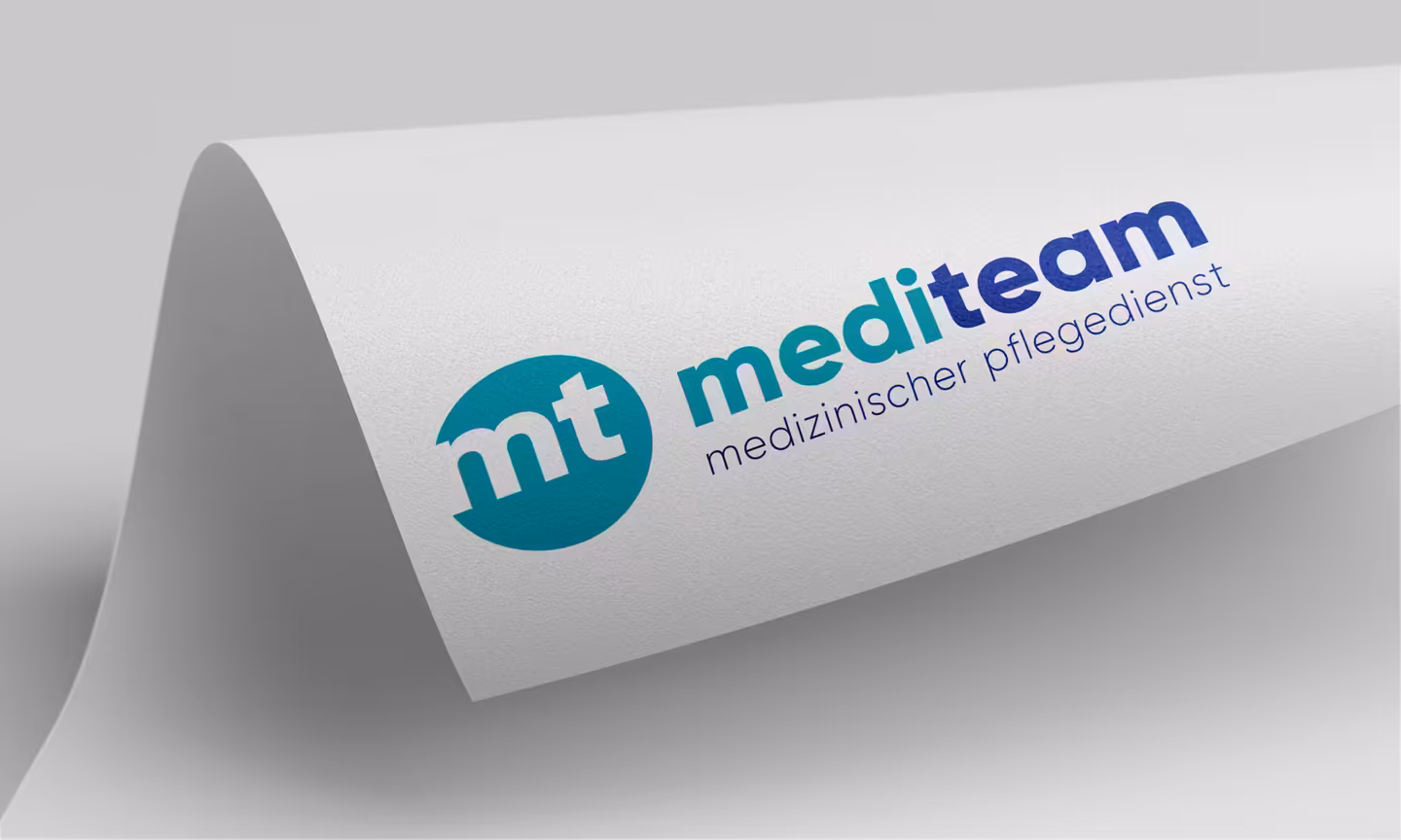 Logo & Corporate Design of the nursing service mediteam