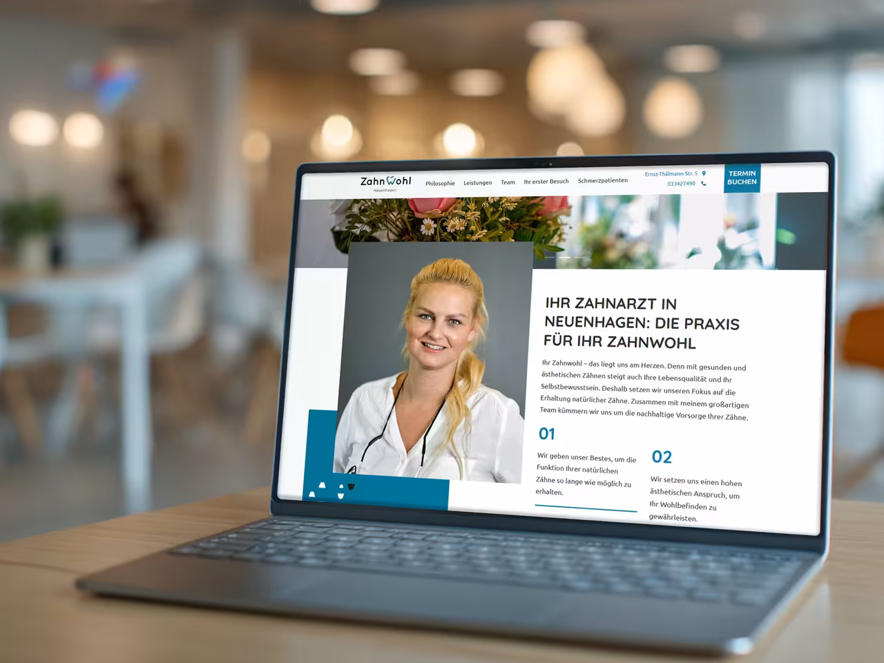 Website creation and SEO optimization for dental practices in Mecklenburg-Western Pomerania - Professional search engine optimization by 4eck Media.