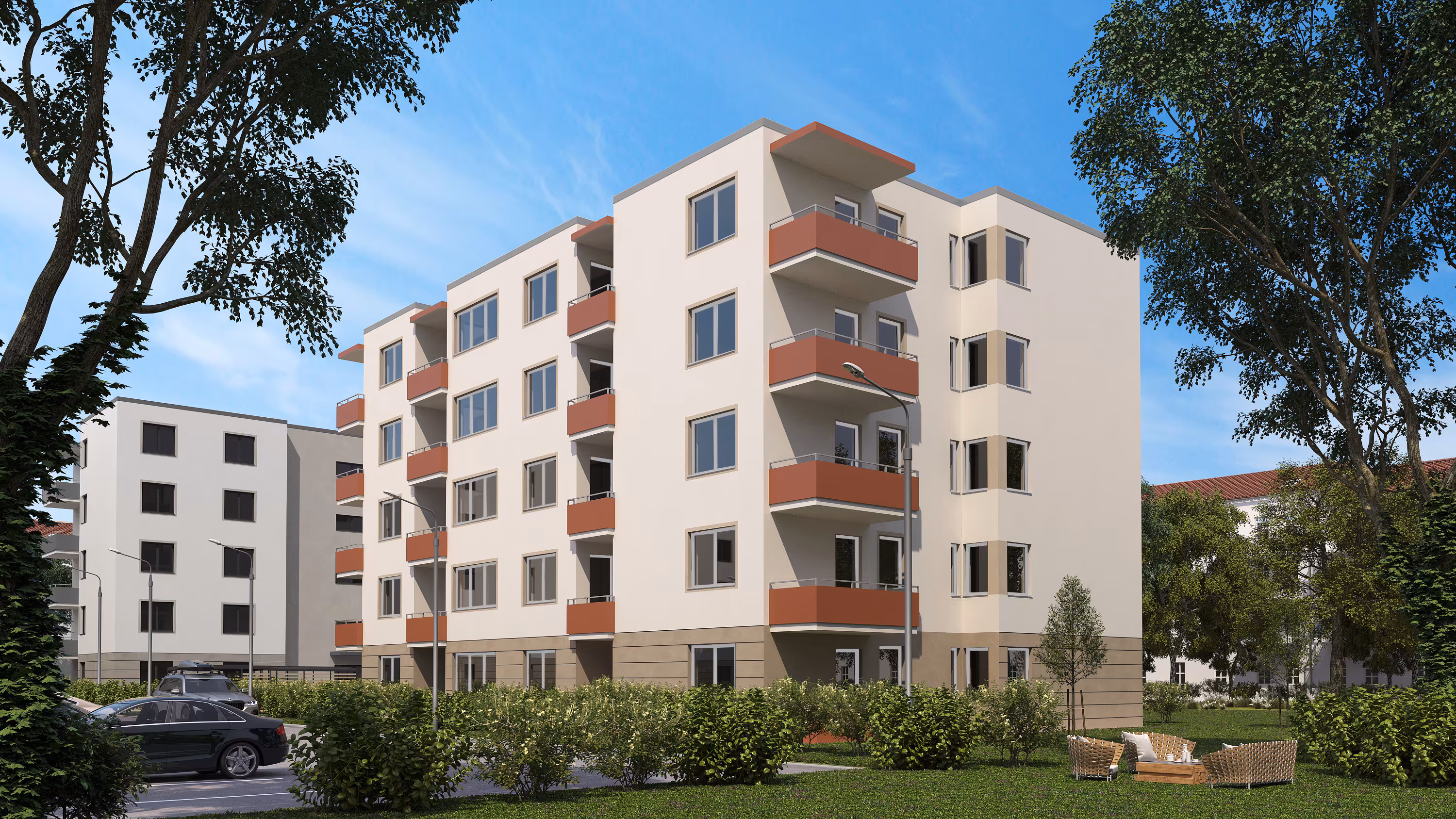 3D Rendering for Architecture - Street View