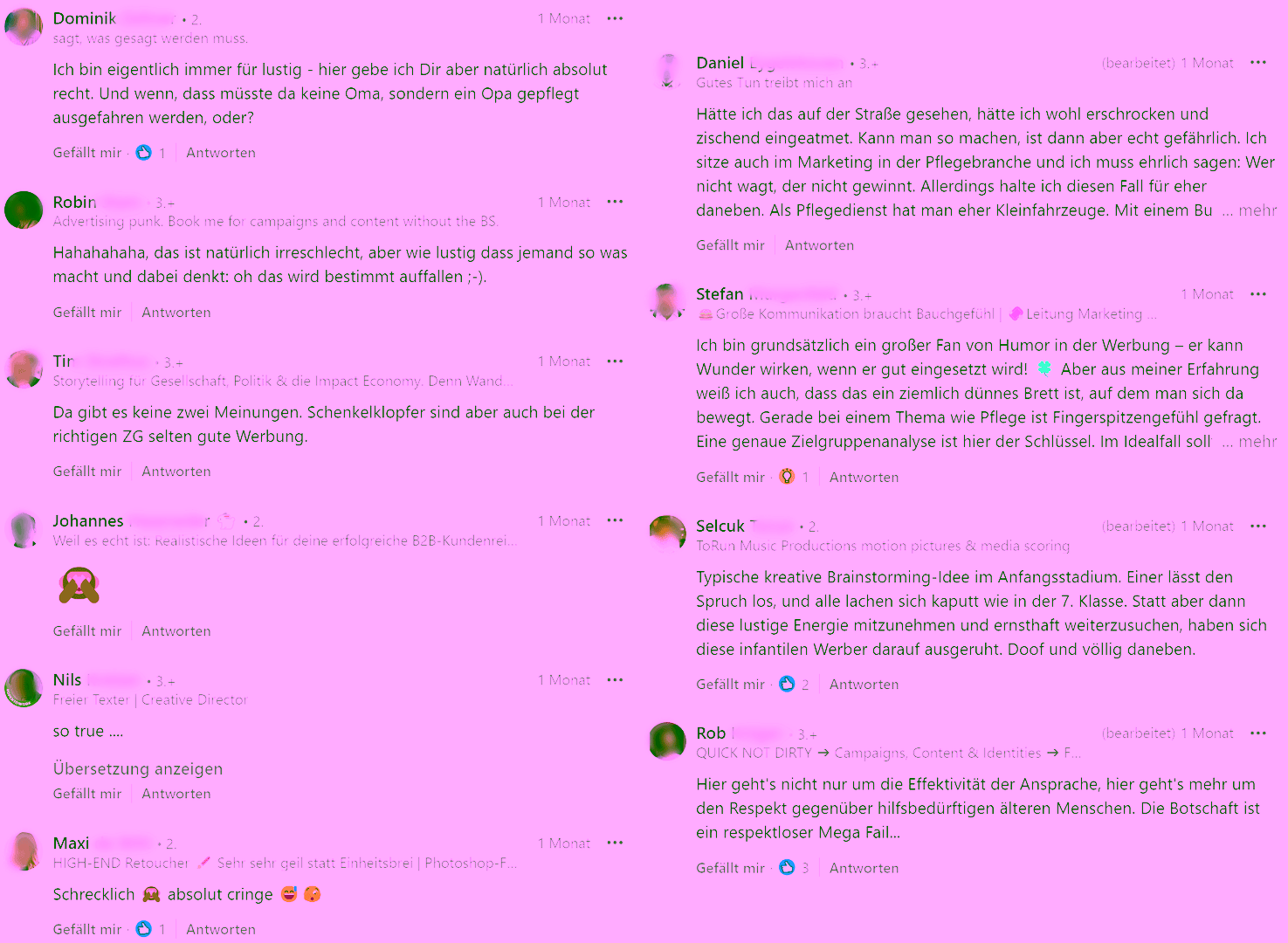 Kommentare zum Verriss