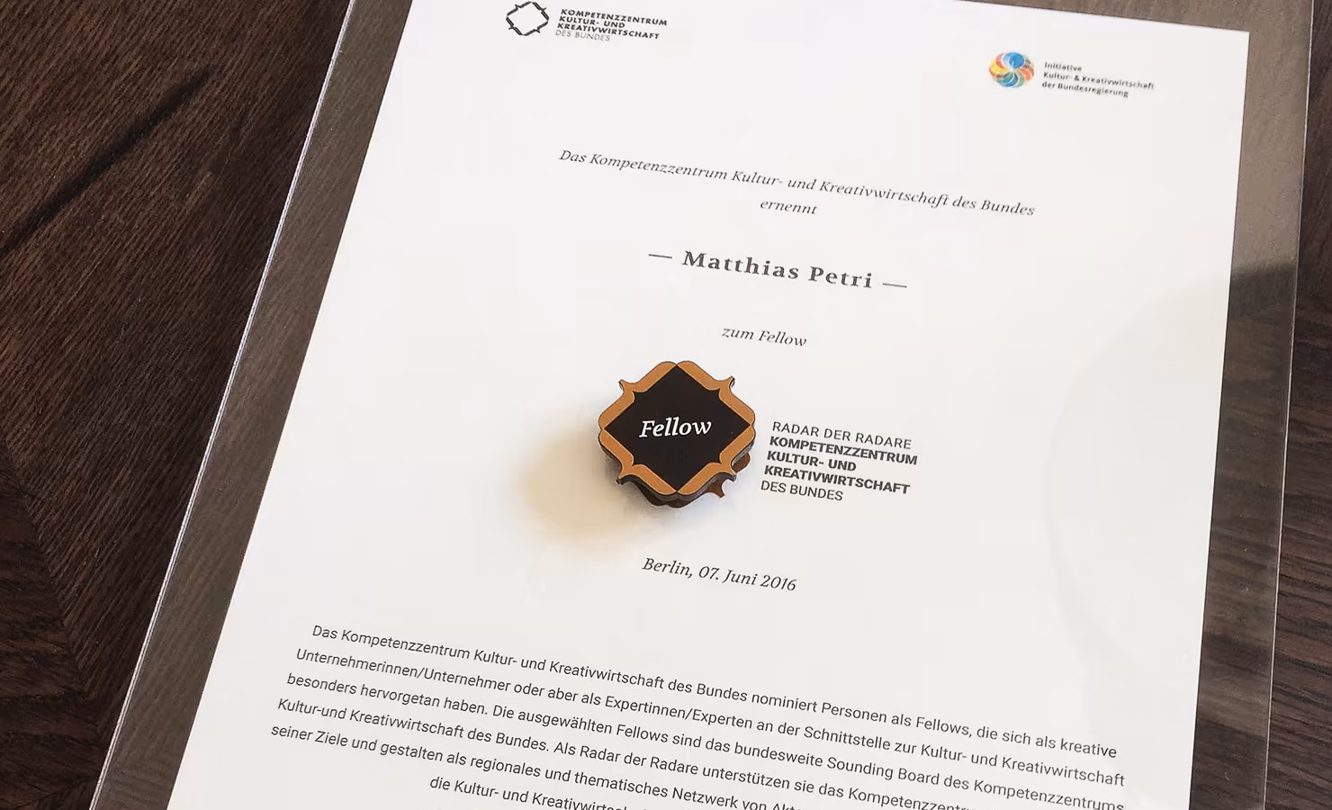 Fellow Award Creative Association