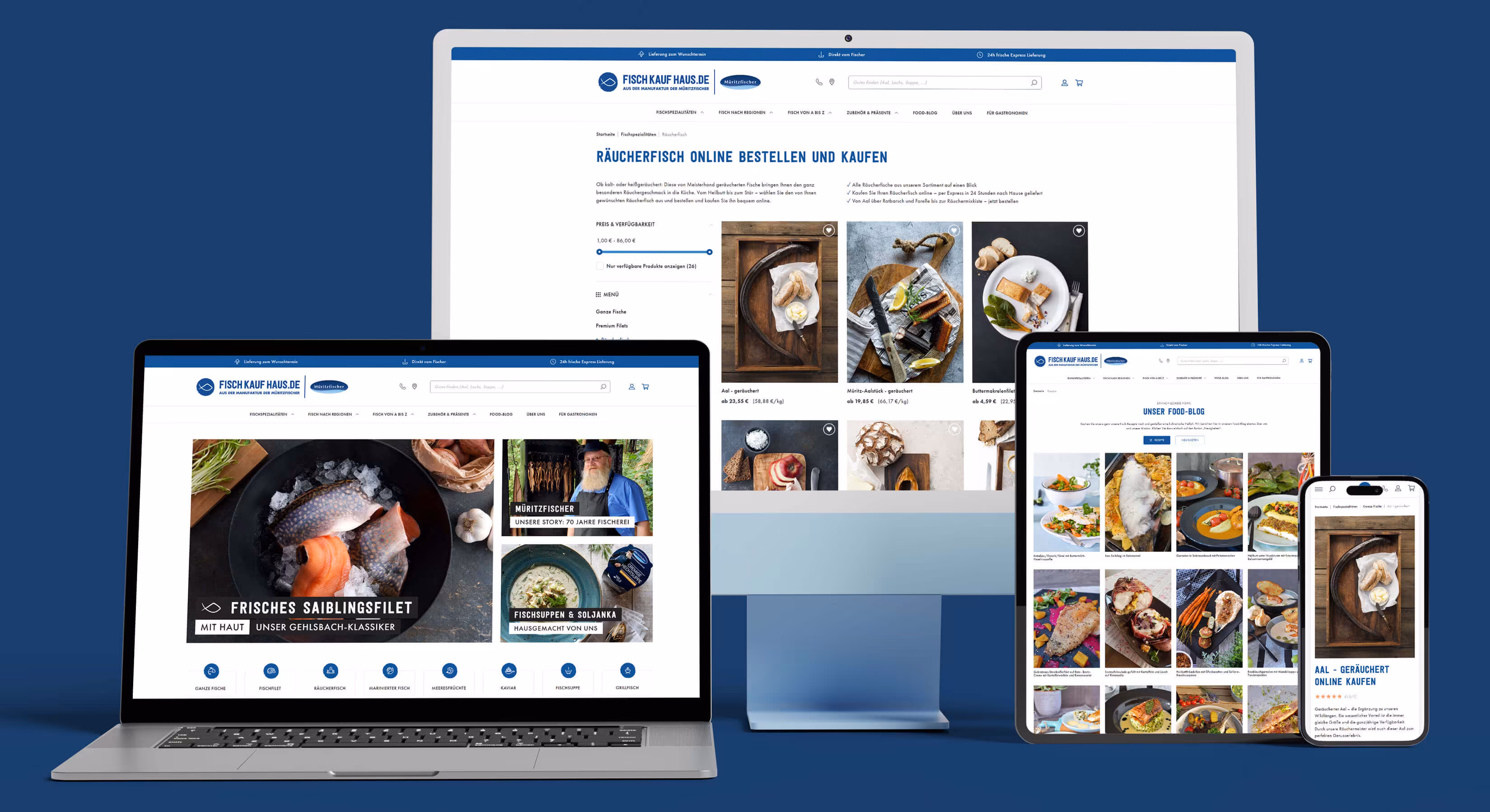 E-Commerce: Modern Online Store for the Müritz Fishermen