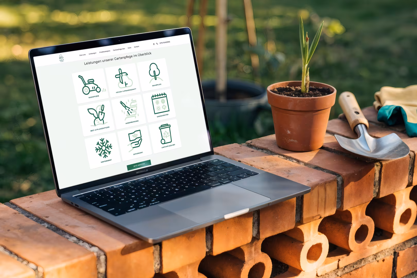 Gartenpflege Icons
