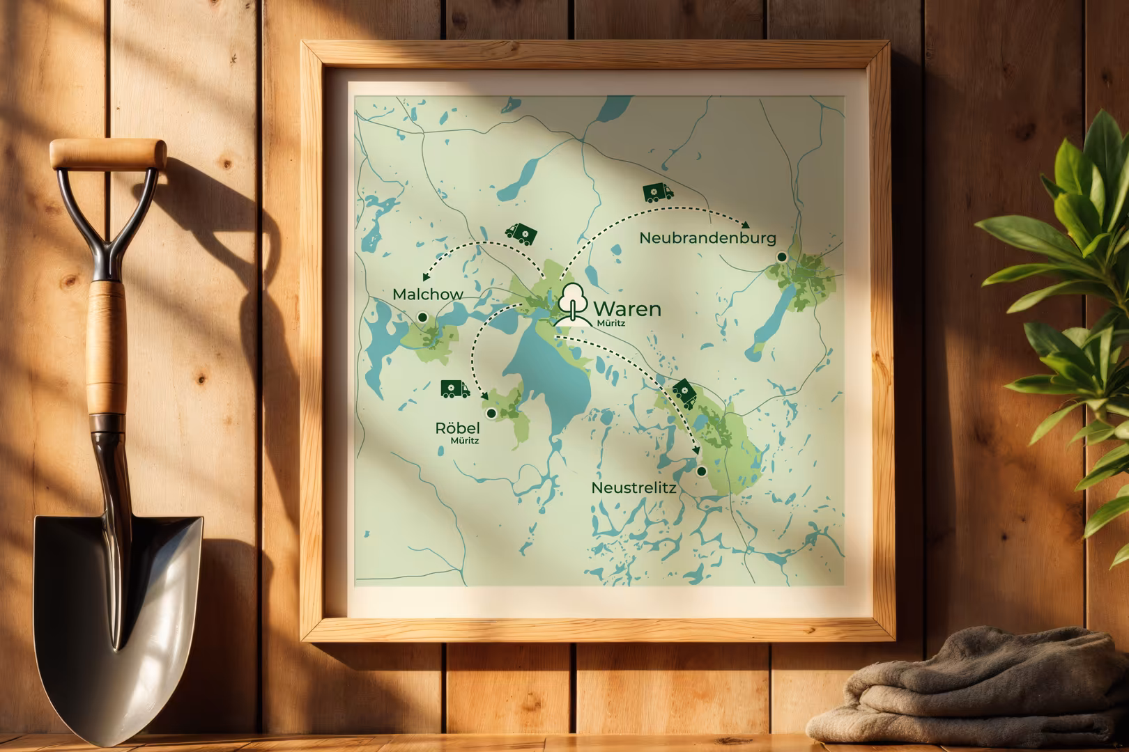 Gartenpflege Kartografie