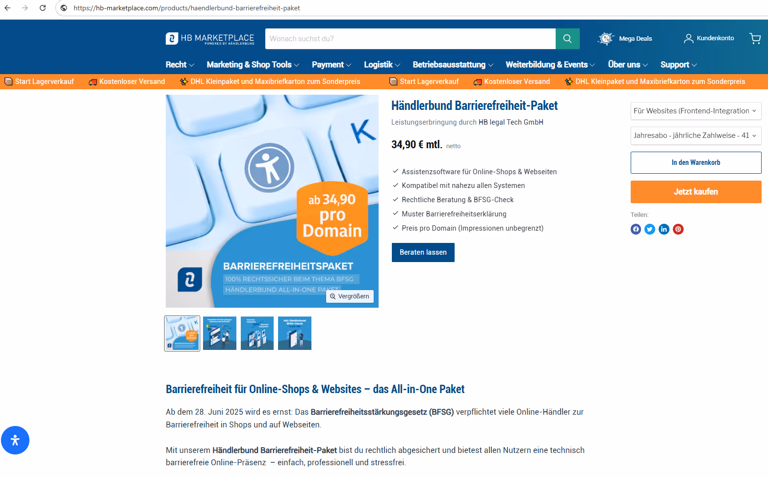 Händlerbund-Barrierefreiheit-Paket