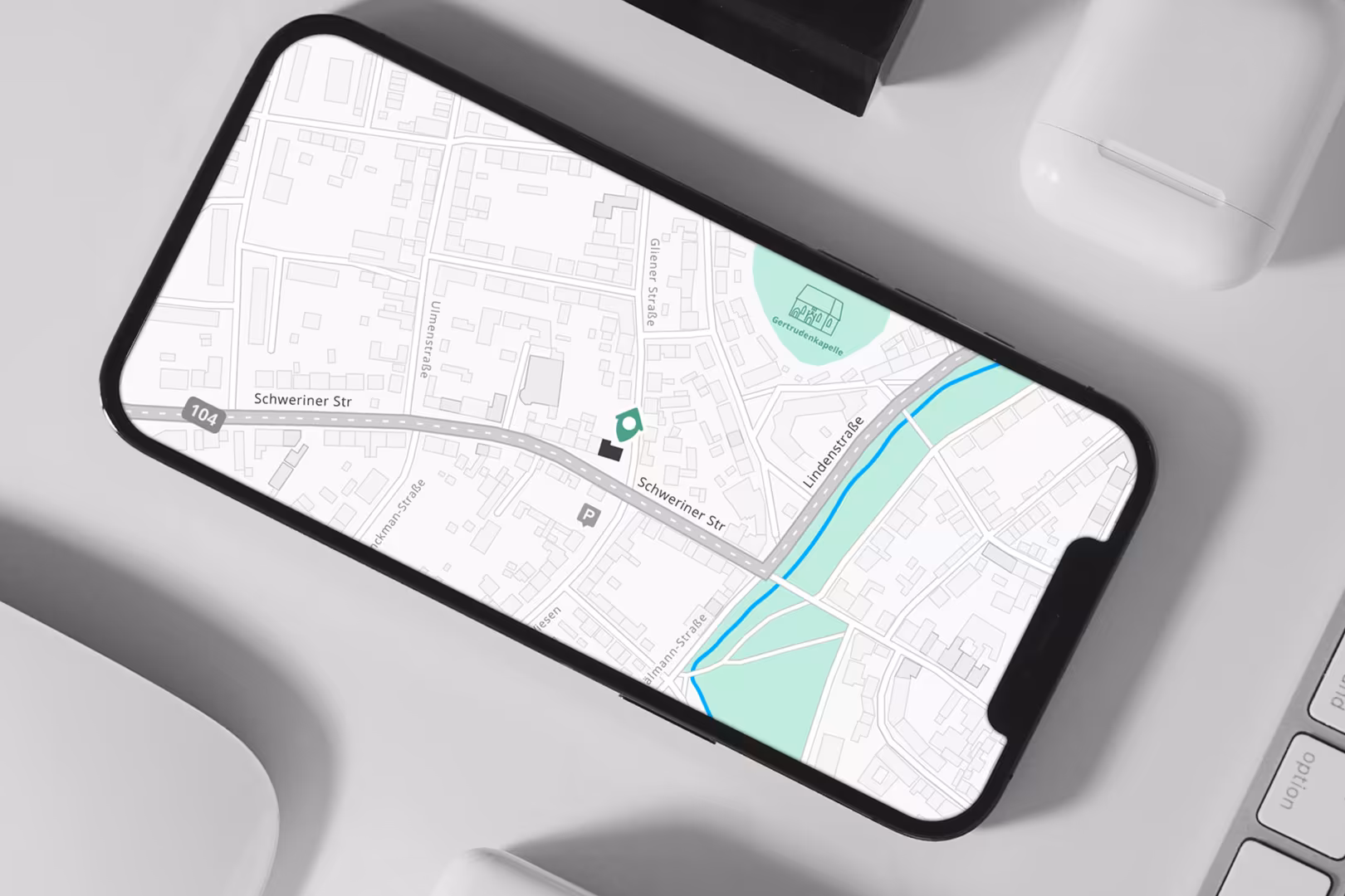 Kartografie f&uuml;r MeckCura Pflegedienst