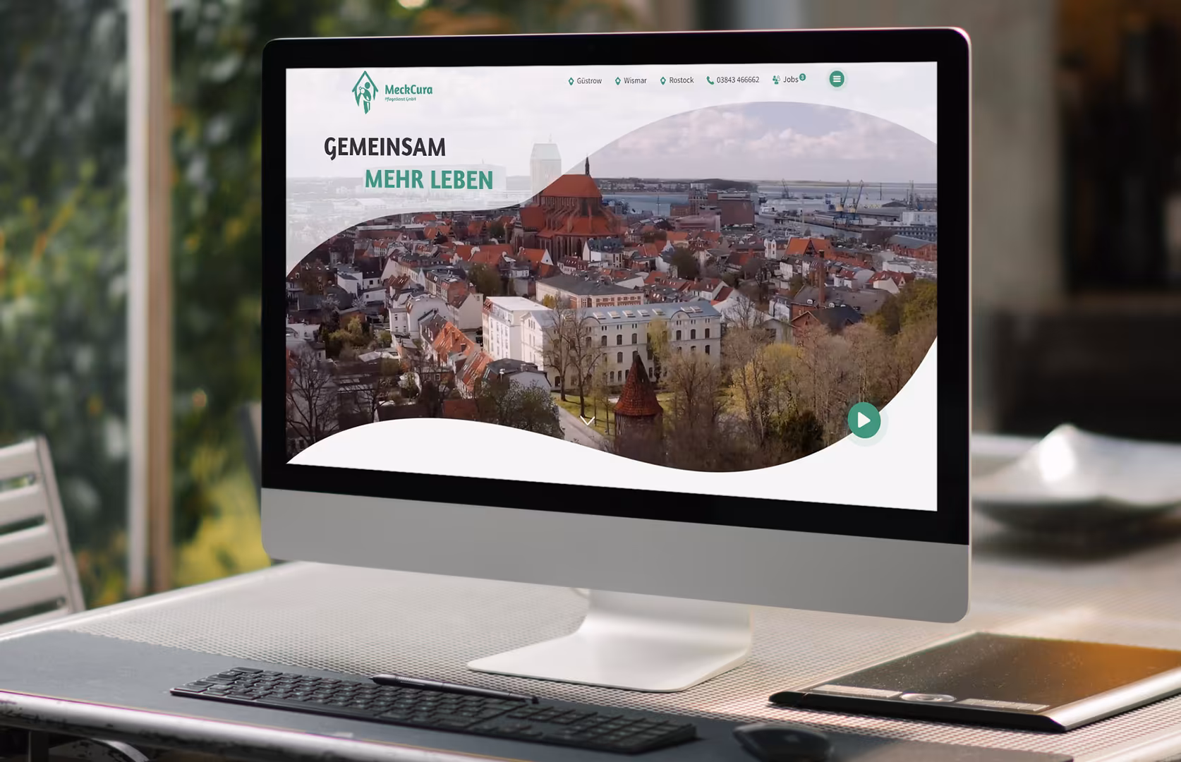 Website von MeckCura