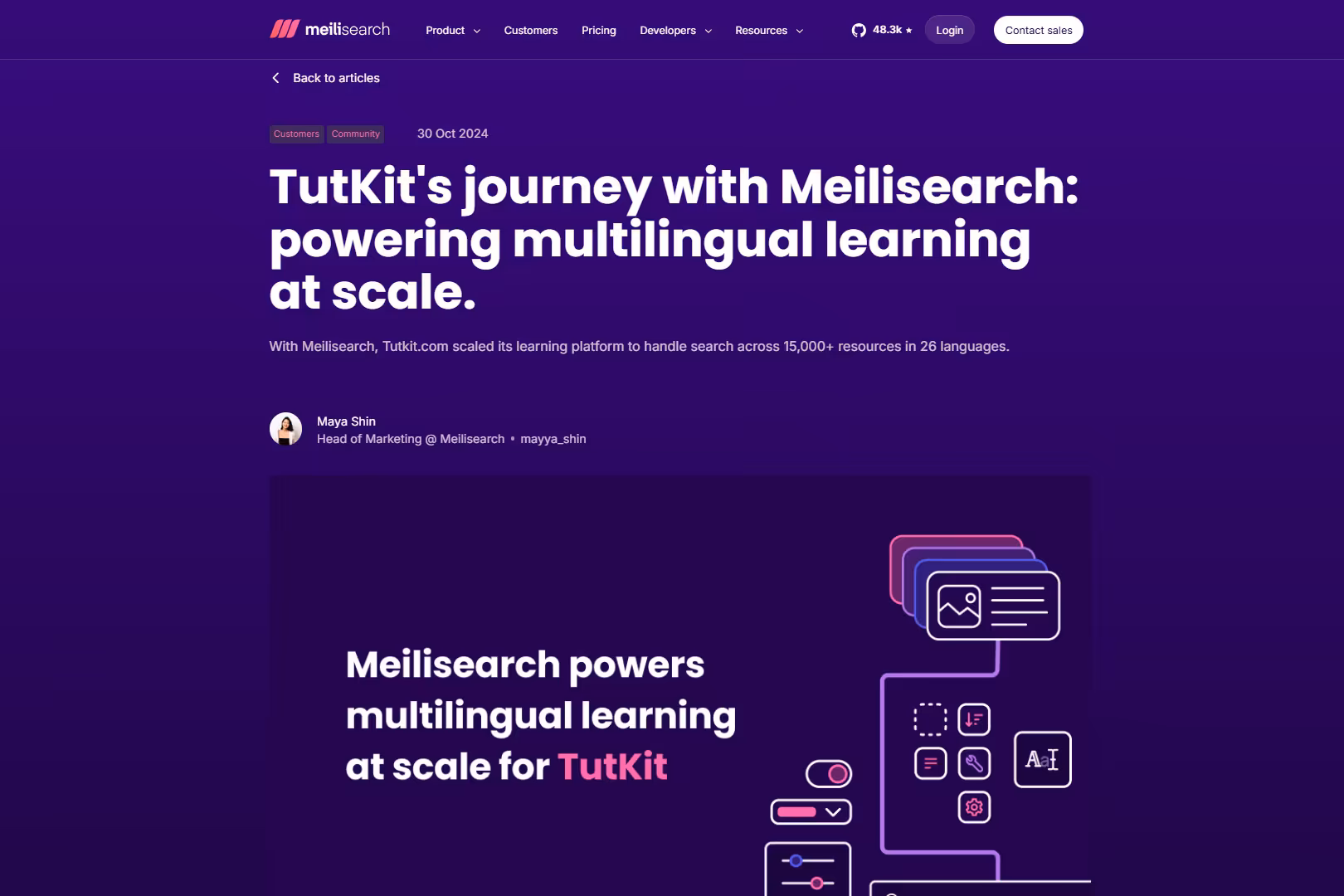 Meilisearch Customer Success Story