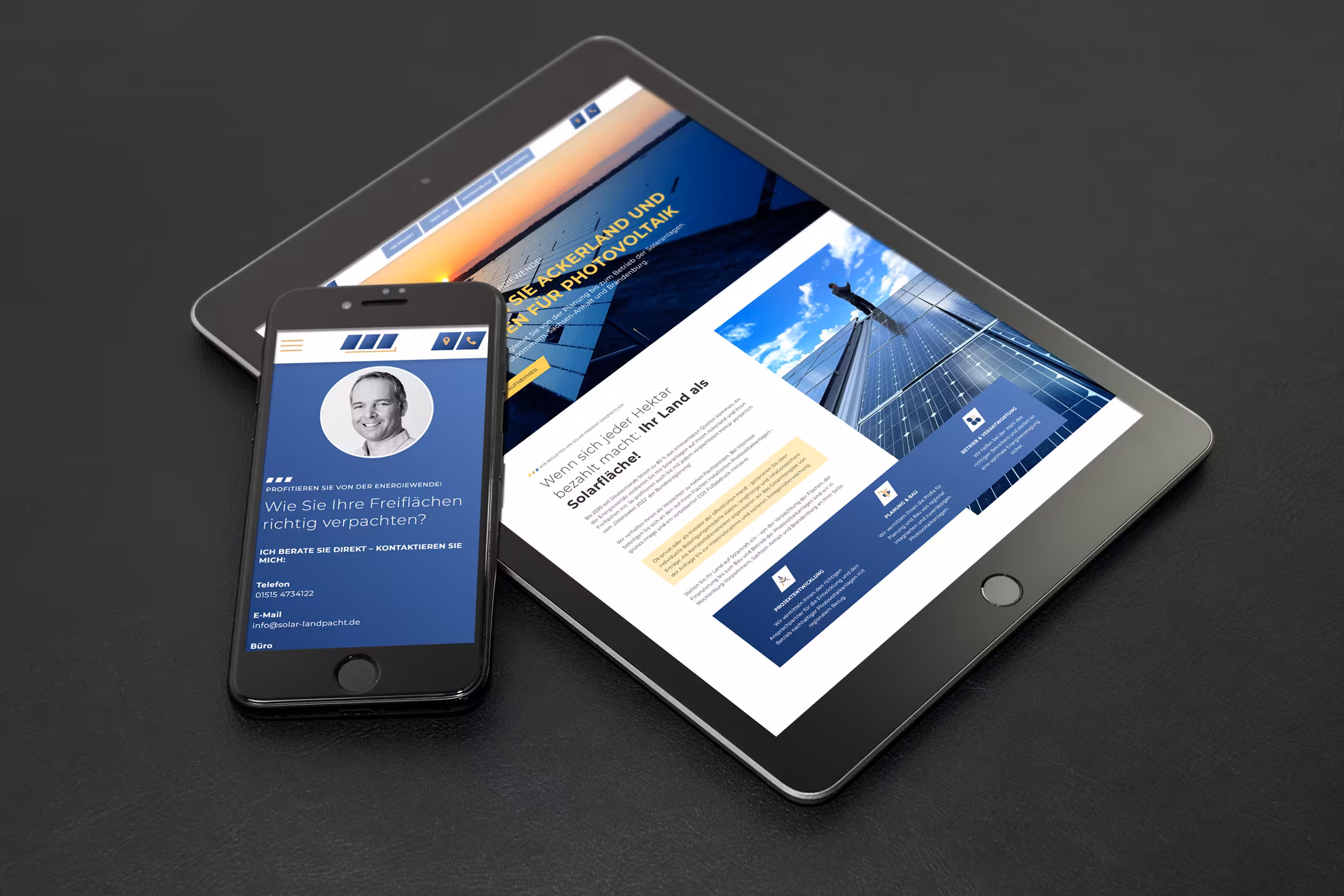 One-pager for solar companies