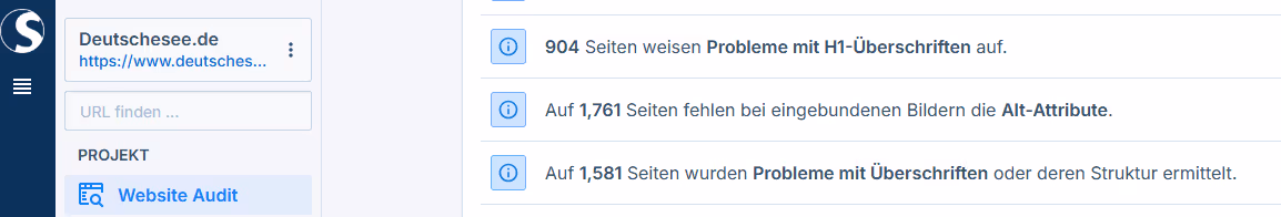 Seobility OnPage Report