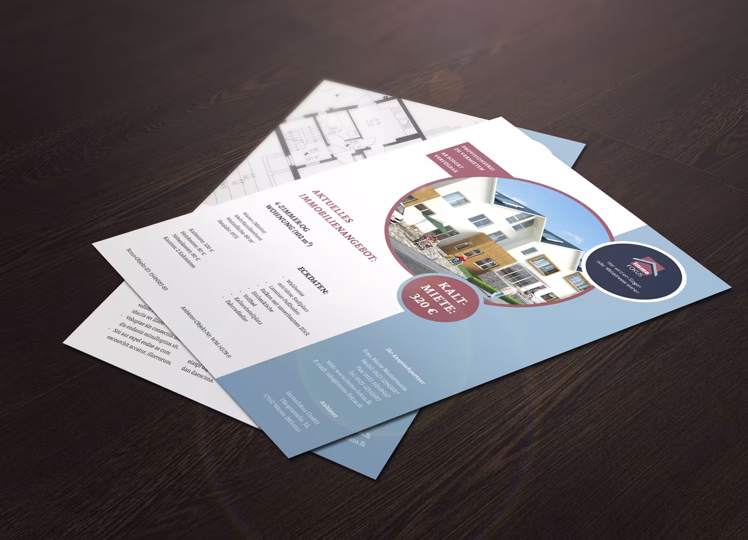 Exposé-Vorlagen für Immobilien, Wohnungen & Häuser