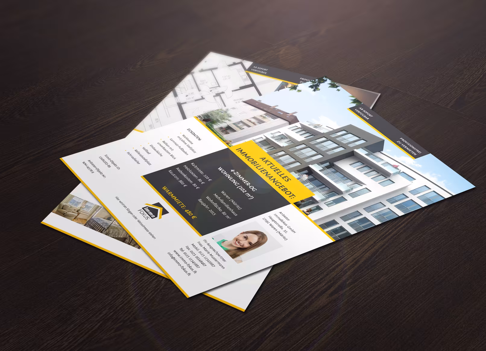 Exposé templates for real estate, apartments & houses