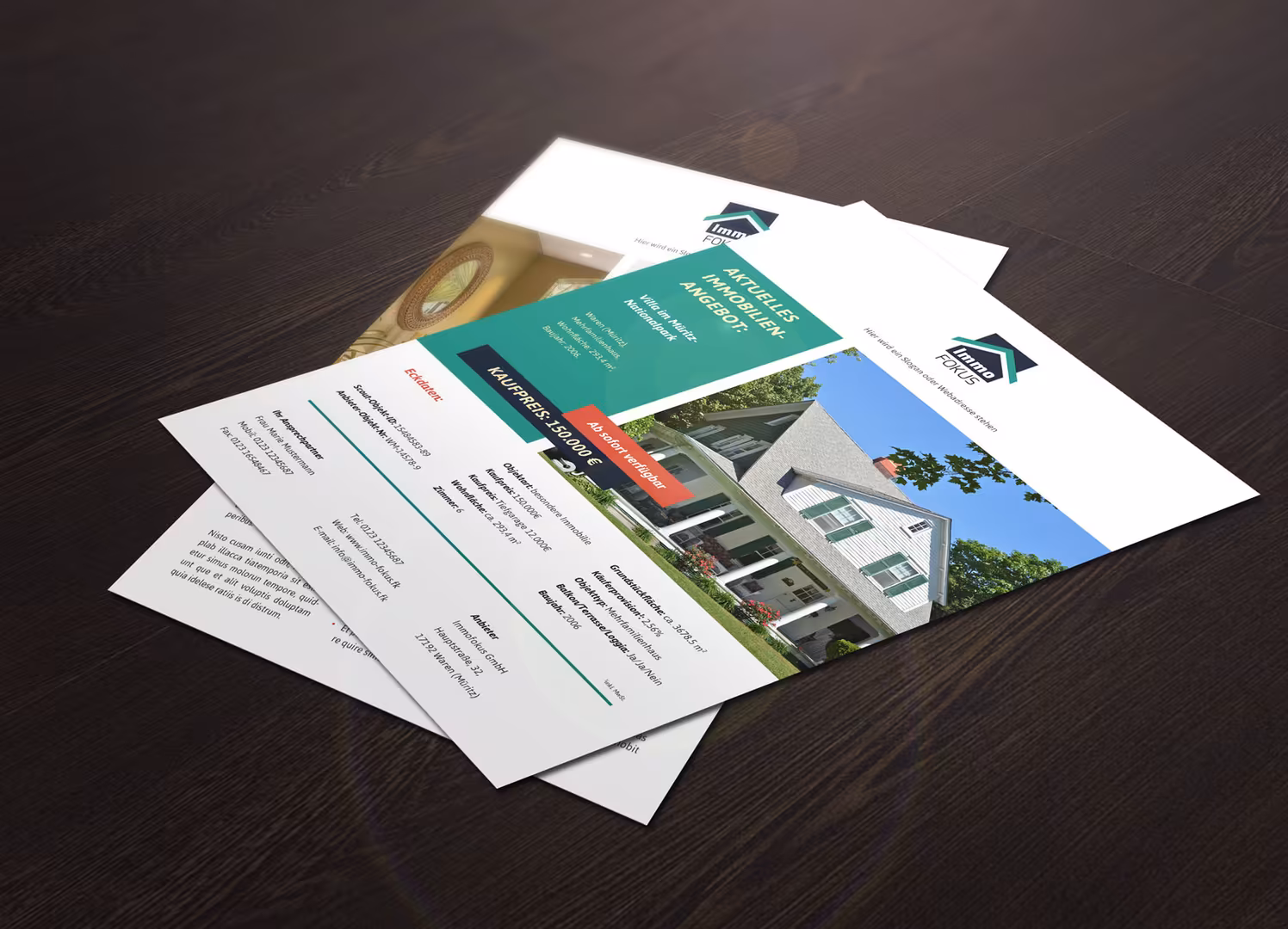 Exposé-Vorlagen für Immobilien, Wohnungen & Häuser