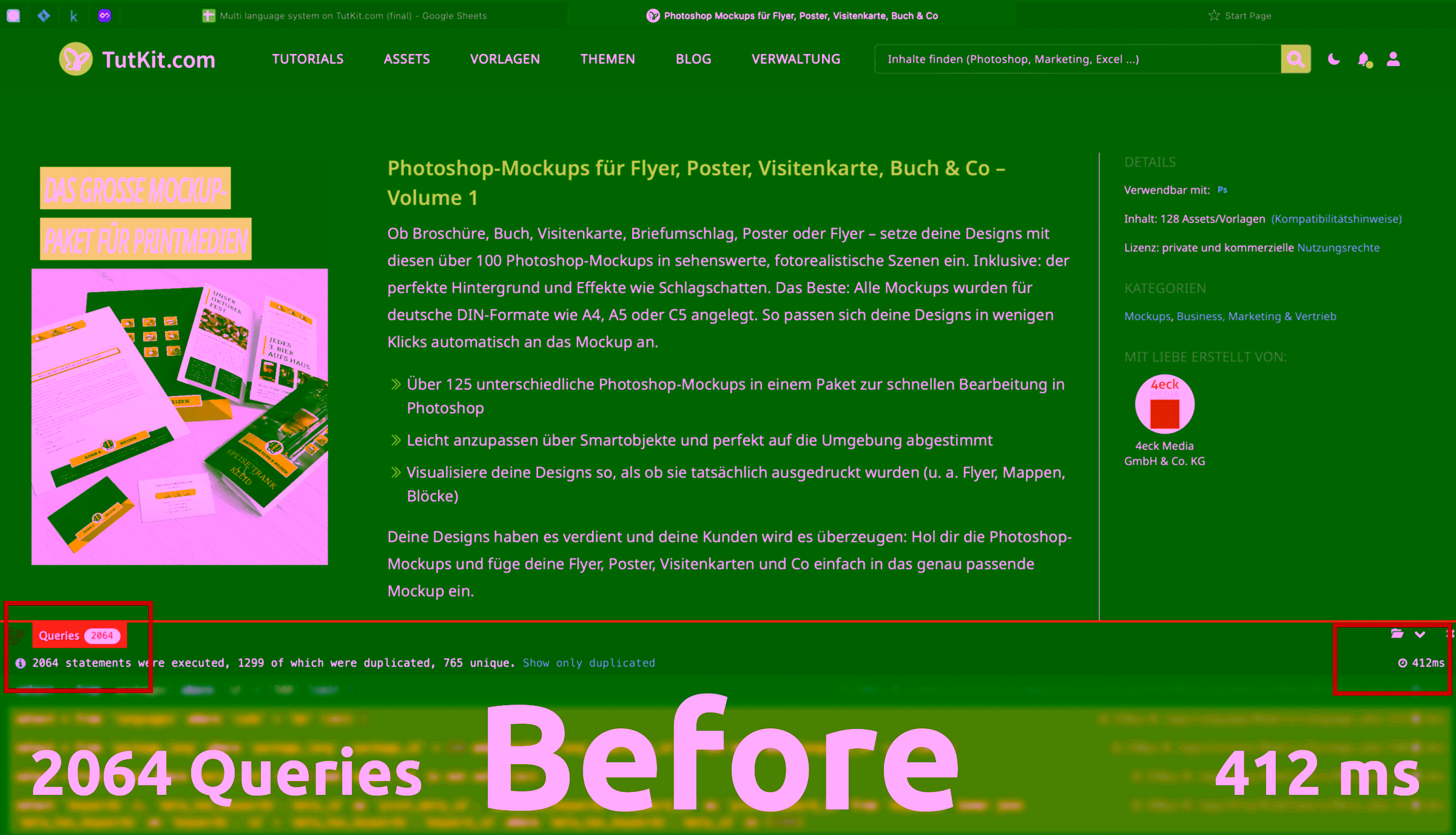 Database optimization and reduction of database queries