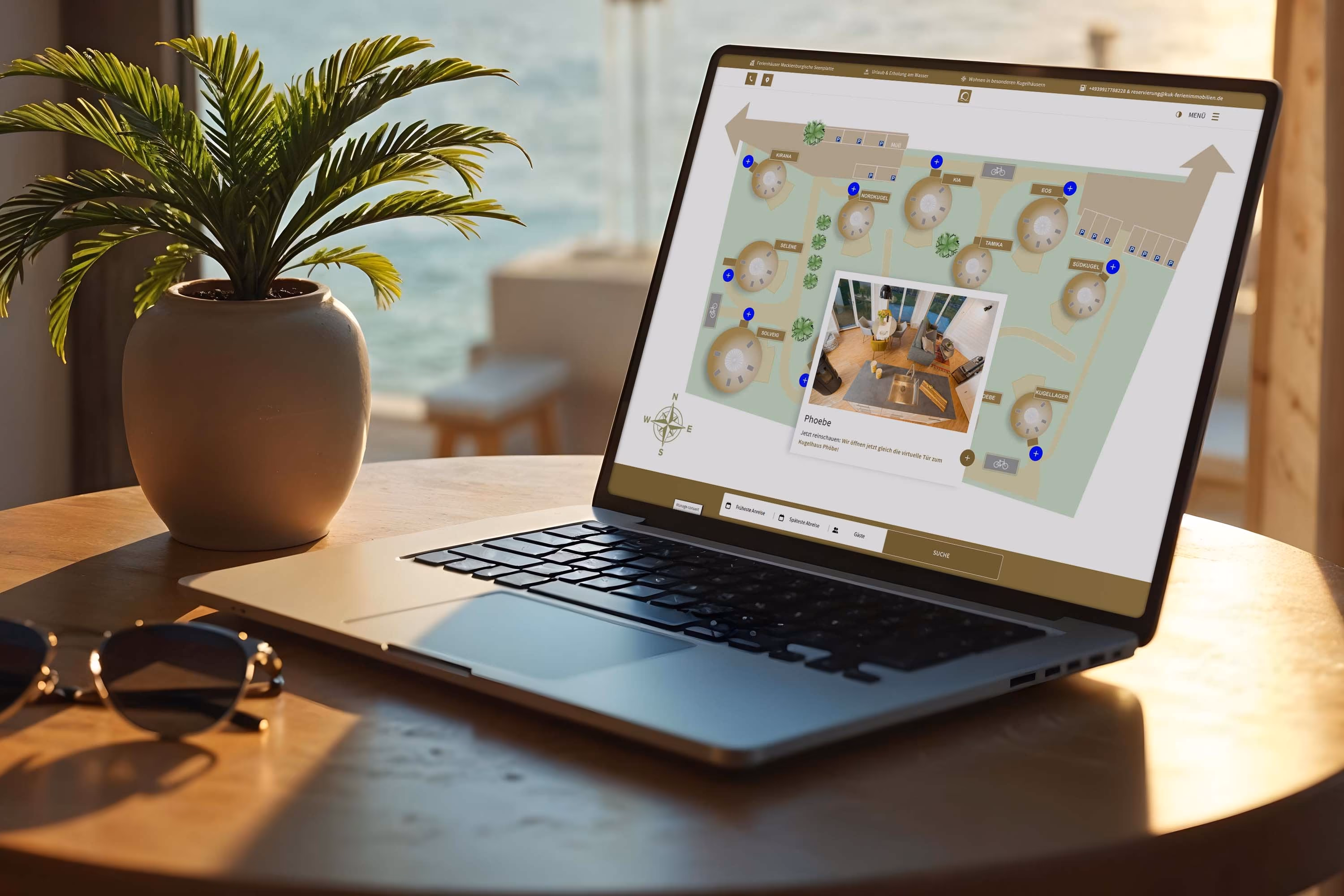 Interactive Map for 3D Tours Through the Kugelhaus Homes