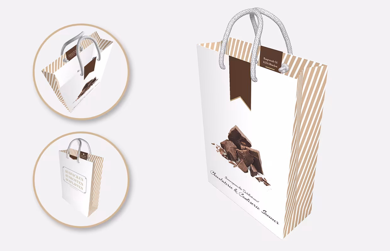 Corporate Publishing for viaprinto: Paper Bag