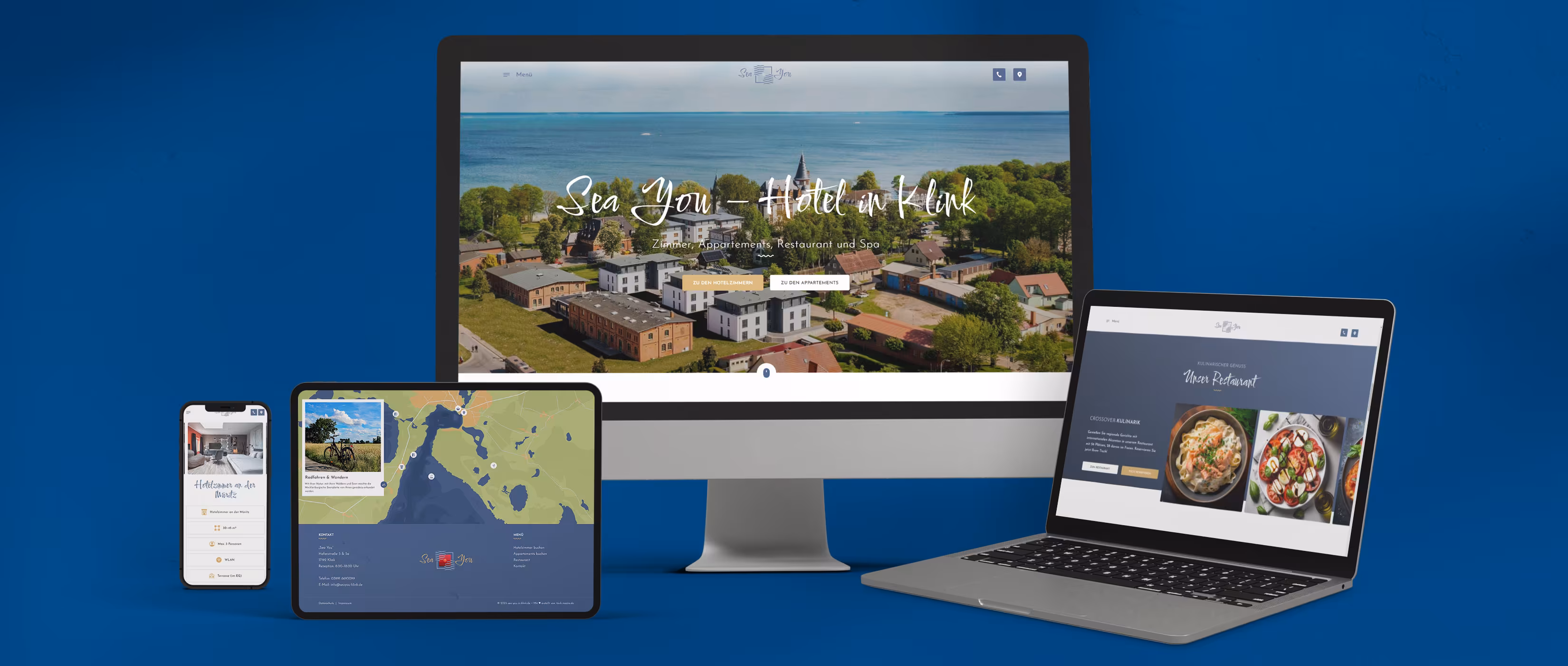 WordPress website for hotel brand Sea You.