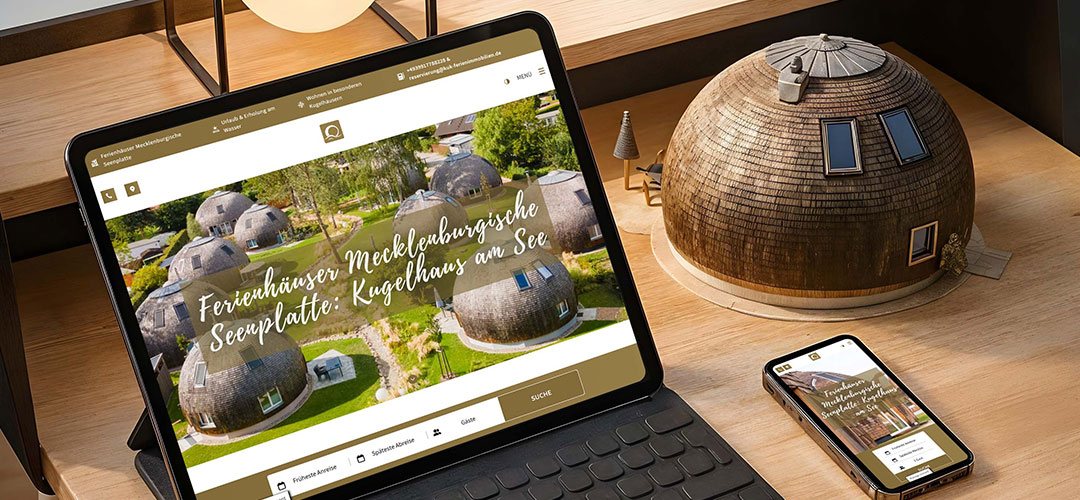 Modernes Tourismusmarketing für die Seenplatte: Kugelhaus Tollensesee geht als sechste MultiSite-Destination live