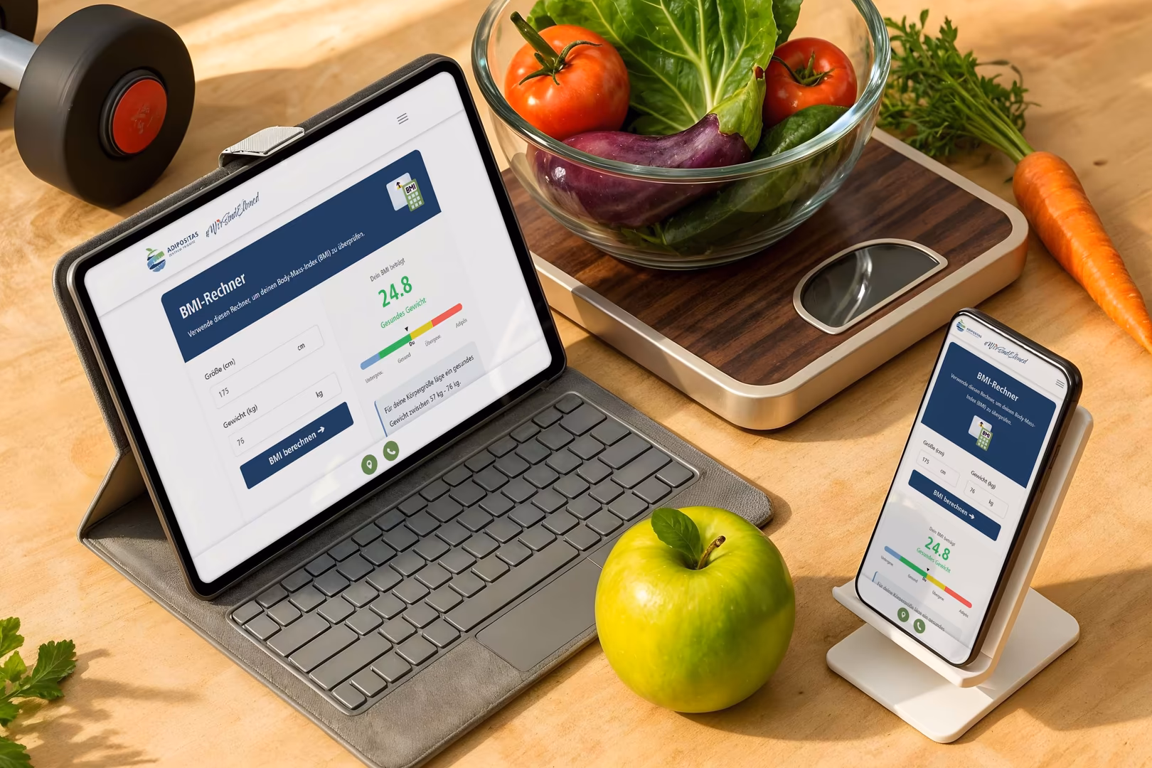 BMI-Rechner f&uuml;r Website auf WordPress