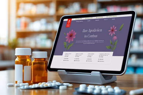 Neuer Website-Auftritt f&uuml;r den Apothekenverbund von Frau Thierfelder in Cottbus