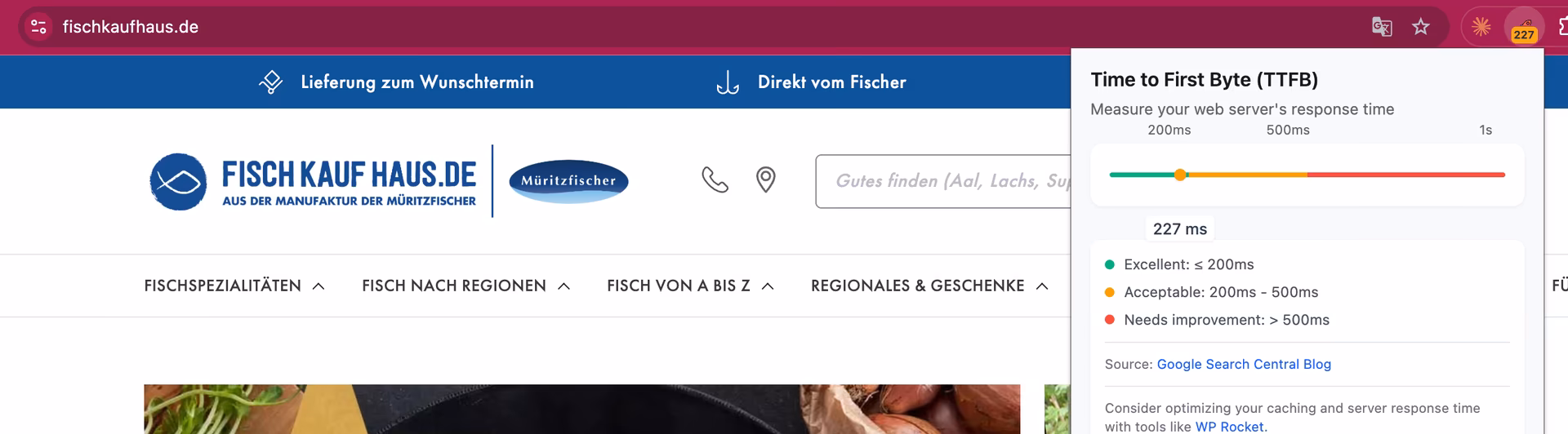 Deutlich verbesserte Serverantwortzeit nach dem PrestaShop-Upgrade