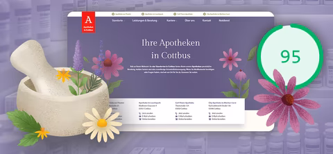 Beste Apotheken-Website: Case Study Webdesign