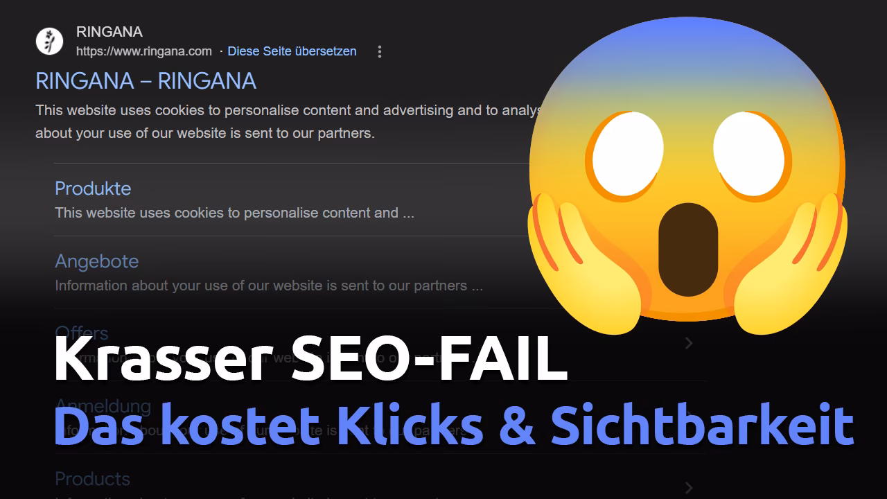 SEO-Fehler beim Cookie-Banner
