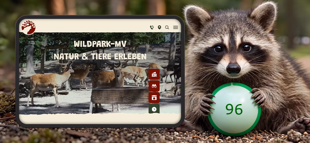Case Study Wildpark-MV.de: So konzipiert man Zoo- und Tierpark-Websites 2026