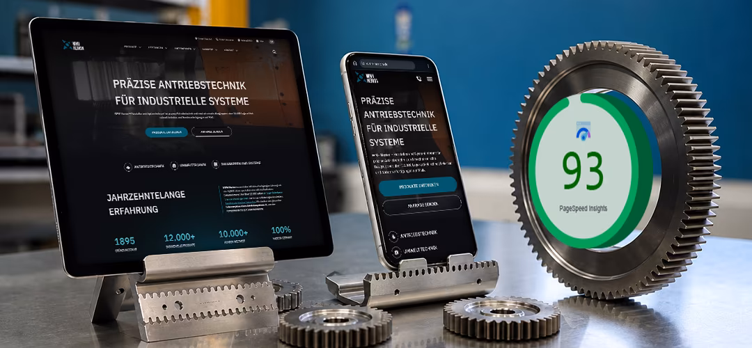 Website-Relaunch f&uuml;r WMH Herion mit responsive Design und PageSpeed 93